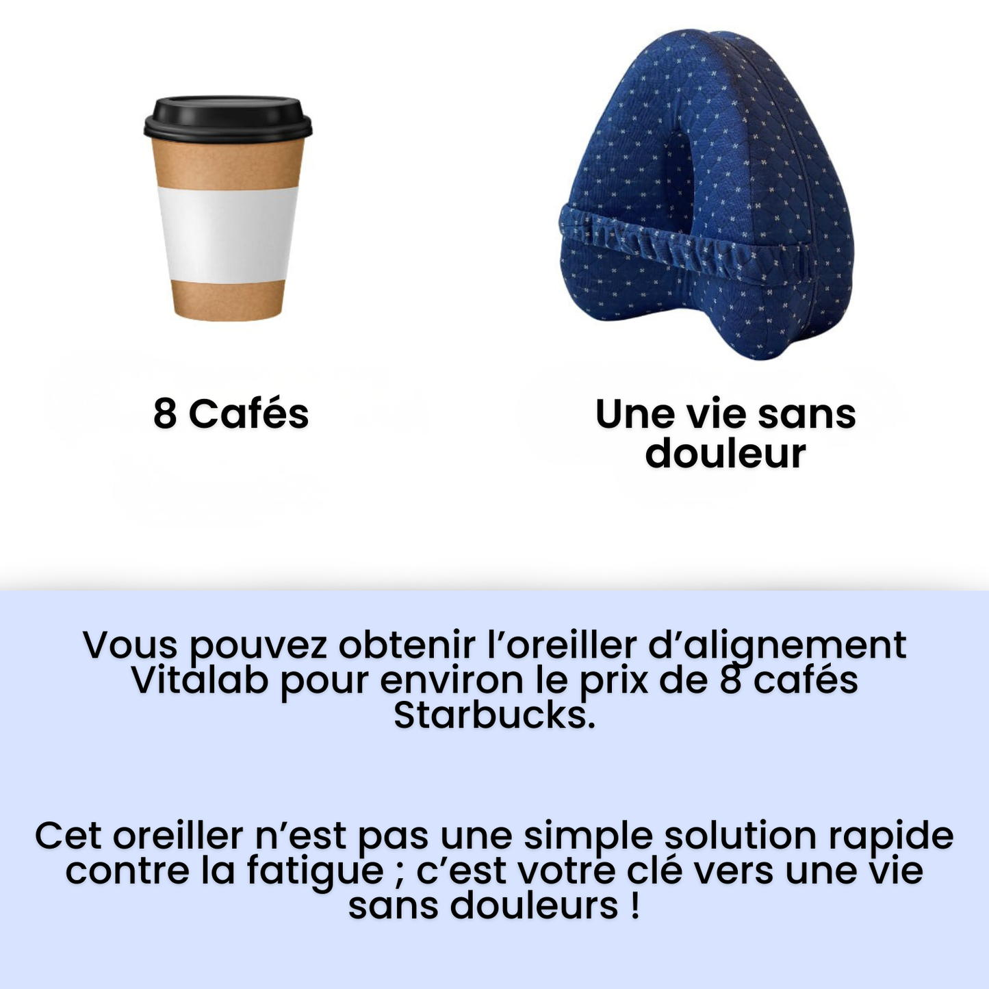 Oreiller d'Alignement Vitalab™